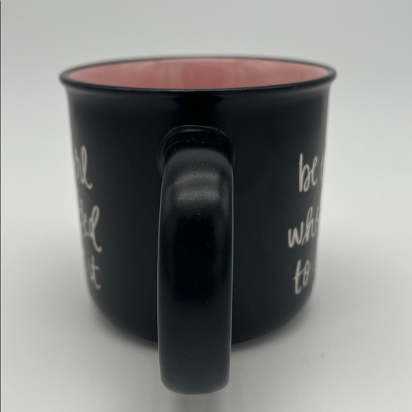 Sweet Water Decor “Be the Girl Who Decided to Go for it” Coffee Mug Black & Pink - Picture 4 of 8